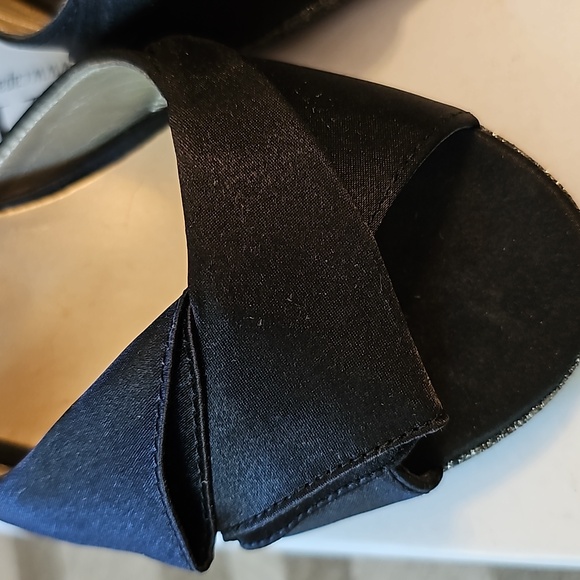 Caparros Satin Platform Peep Toe Heel - Picture 9 of 12